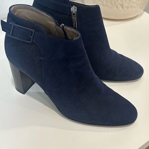 Aquatalia 'Verona' Midnight/Blue Suede
